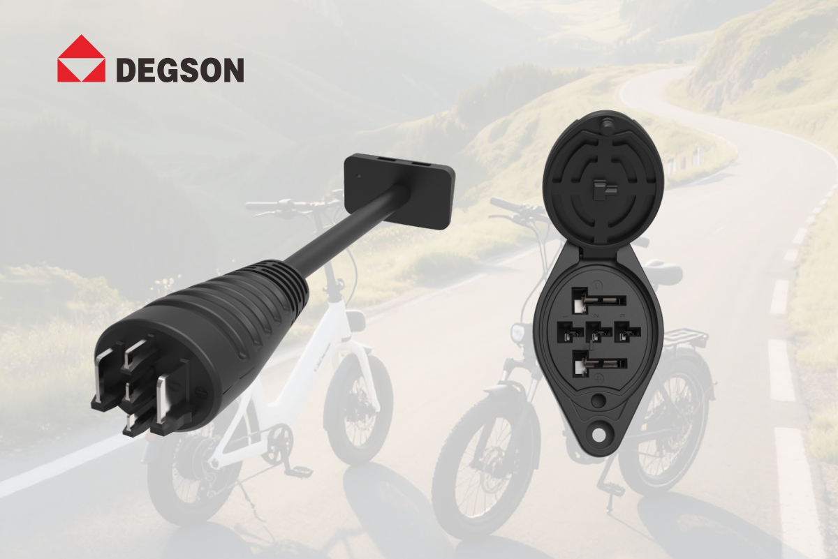 The preferred stable charging connector for compact Ebikes and light electric motorcycles.