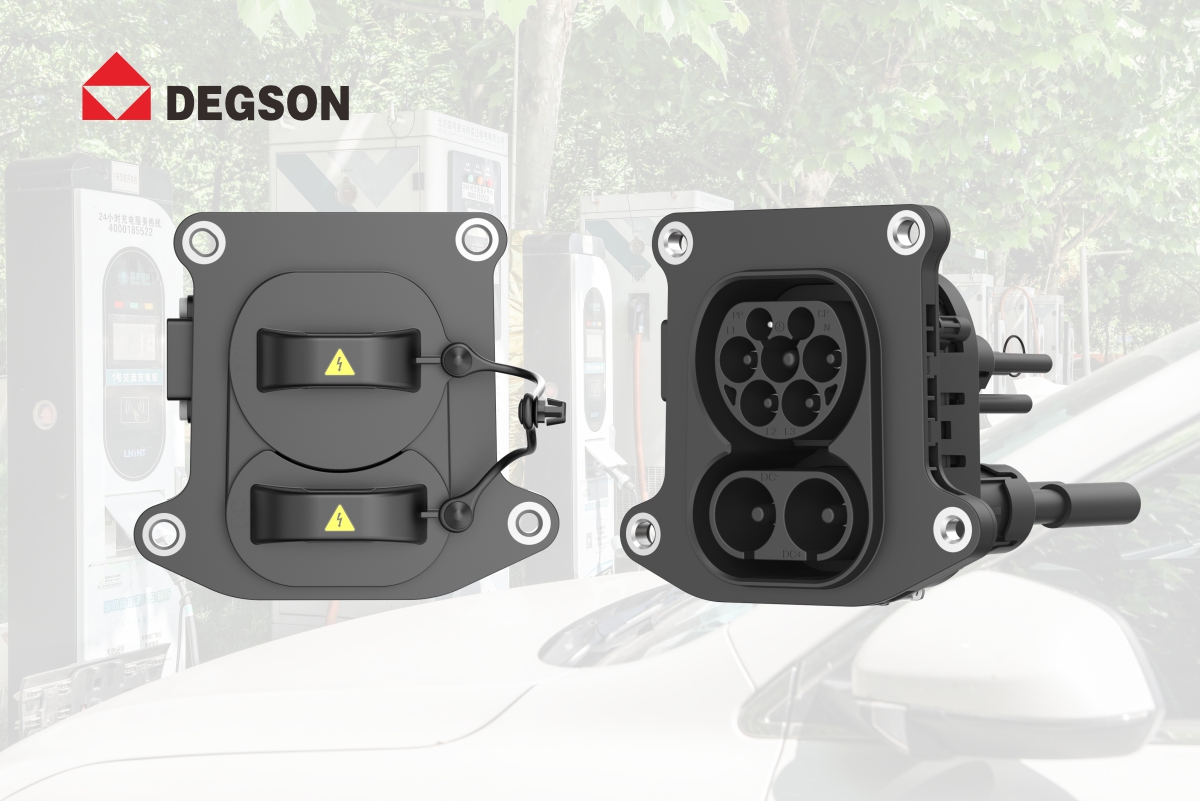 DEGSON FECX CCS Type 2 Integrated AC/DC Charging Inlet: Optimized Design for Reliable European EV Charging